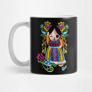 Lele embroidery mexican Art Mug